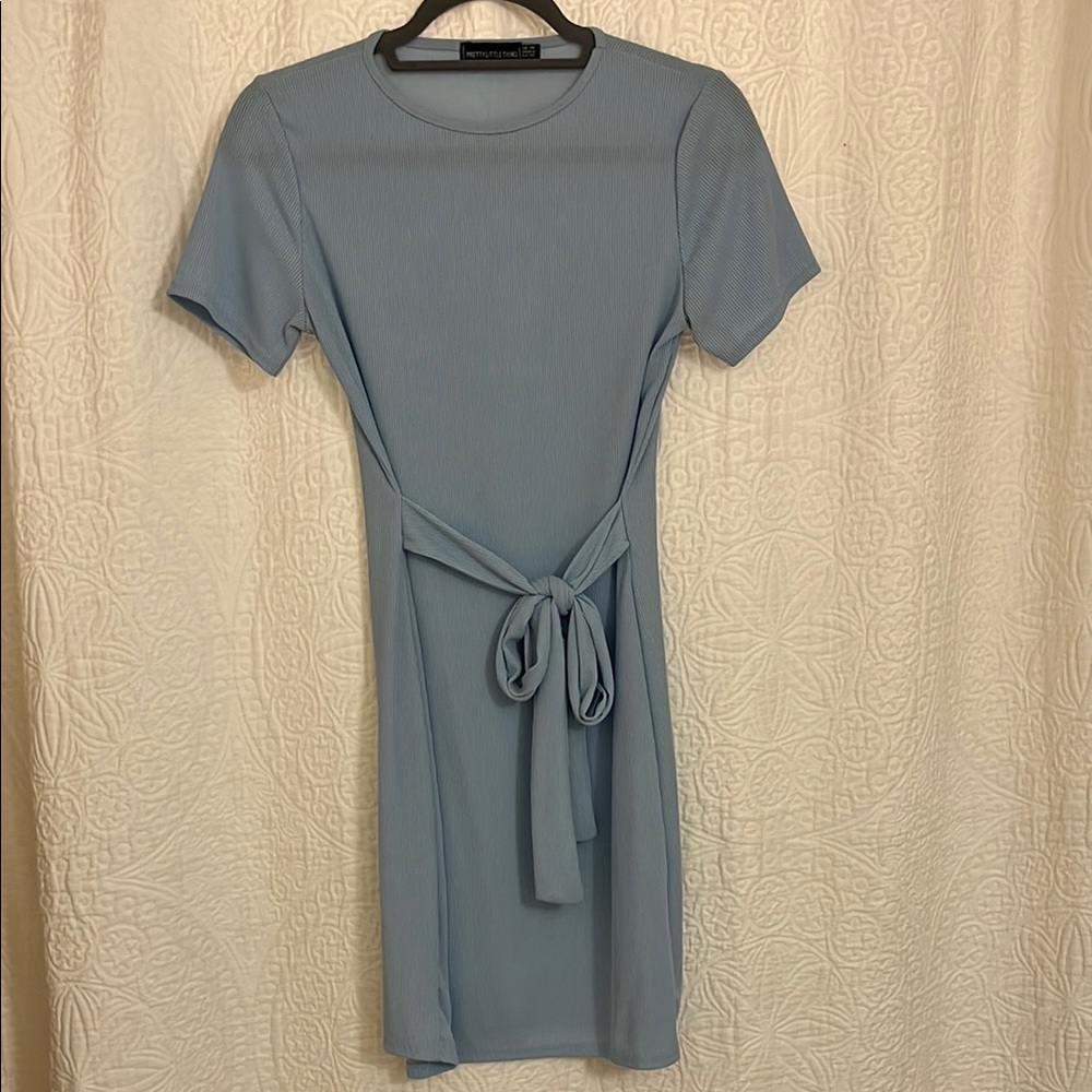 PrettyLittleThing Blue Mini Dress